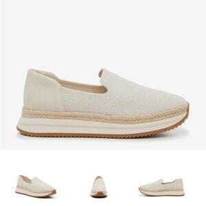 Toms Womens Jocelyn Beige Casual Sneaker 7.5 like new